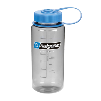 Nalgene 經典闊口水樽 Tritan 無雙酚A 水壺 (500ml) 淺灰色