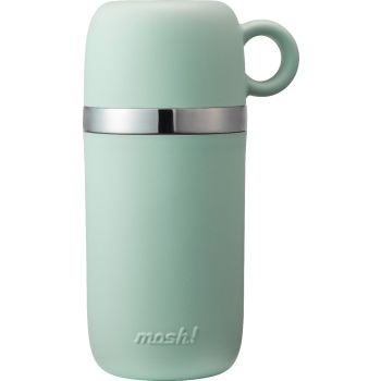 MOSH-CAFE&WORK系列便攜戶外帶蓋保溫杯 450ml 綠