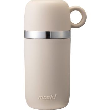MOSH-CAFE&WORK系列便攜戶外帶蓋保溫杯 450ml 粉紅