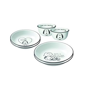 Corelle 餐具套装6件 - Snoopy Bold