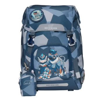 BECKMANN 101576 SCHOOL BAG-CLASSIC, TIGER RACE