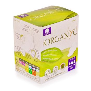 意大利 OrganYc 有機棉衛生巾 - 多流量 10塊