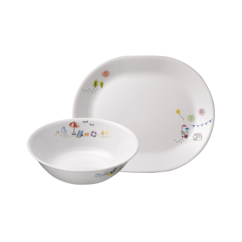 Corelle 美國康寧 餐具套裝2件 - 繽紛假日