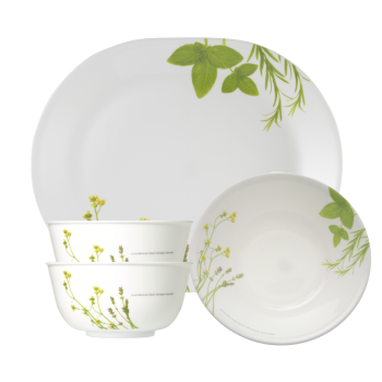 美國康寧 餐具套裝4件 - 歐洲香草