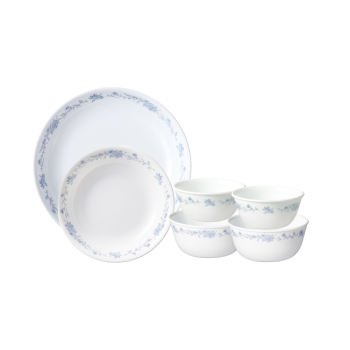 美國康寧 餐具套裝6件 - 優雅淡藍