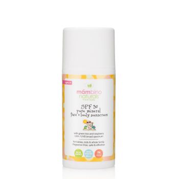 Mambino Organics SPF30 Pure Mineral Face + Body Sunscreen PA+++ 100ml