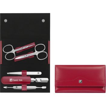 ZWILLING Classic Inox 修甲套装5件 红