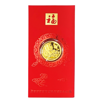 GOLD TOUCH 999.9千足金招財馬利是封 0.2g