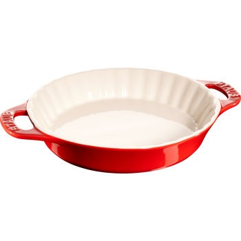Staub 陶瓷圓形盤 28cm 紅 Ceramic Pie Dish 28cm Cherry 