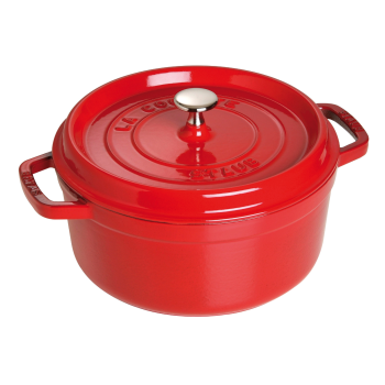 Staub 圓形燉鍋 24cm/3.8L 紅 Round Cocotte 24cm/3.8L Cherry 