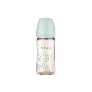 Moyuum寬口奶瓶270ml/9oz(藍色)