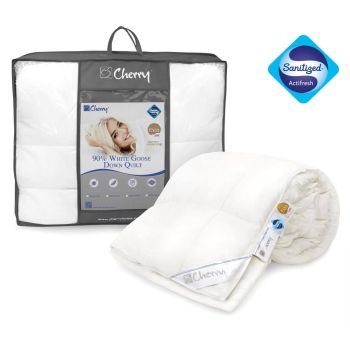 Cherry/ 90% 瑞士抗菌白鵝羽絨被 Swiss Sanitized®