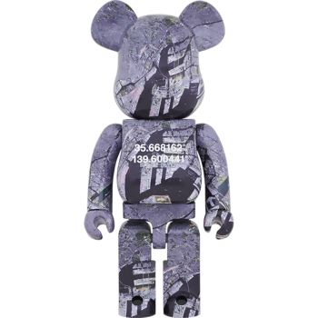 BEARBRICK MC-596266 BEARBRICK 1000% BENJAMIN GRANT "OVERVIEW" TOKYO
