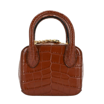 LANCEL ALICE 粽色方型迷你包