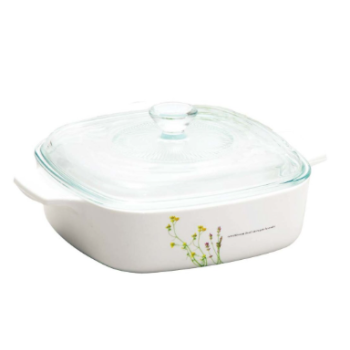 美国康宁 方形双耳锅 2.0L - 欧洲香草 美国康宁 玻璃盖 A-Line 23cm (For 2.0L & 3.0L)