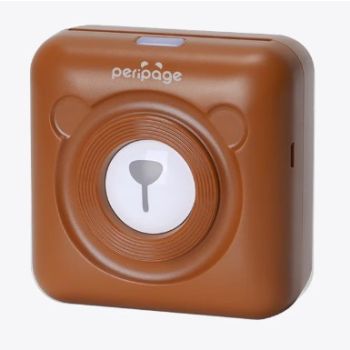 PERIPAGE A6熱敏無線打印機 A6/BROWN