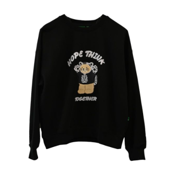 A PIECE OF CAKE AXMHALCJP01 SWEATSHIRT BK 衛衣