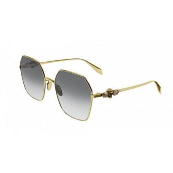 ALEXANDER MCQUEEN AM0325S 001 金屬方形太陽眼鏡