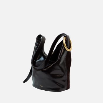 APEDE MOD Floral  Bucket Bag Rock Black 水桶包