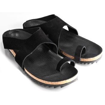 Pedro Garcia ARELIE BLACK CASTORO拖鞋