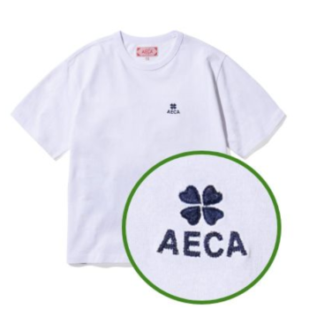 AECA WHITE LOGO短袖