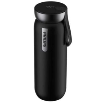 PHILIPS 智能水溫顯示便攜保溫杯(黑色) AWP3305BK/97