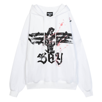 Boy London 潑墨印花連帽衛衣