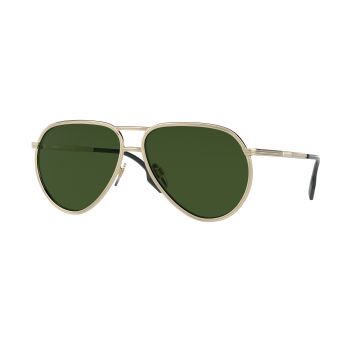 BURBERRY 0BE3135 110971 飞行员金属太阳眼镜