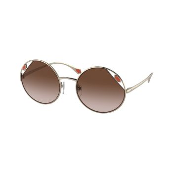 BVLGARI 0BV6159 278/13 圆形金属太阳眼镜