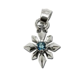 Mid Star Charm w/ Stone & 18K Cup