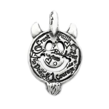 Graffiti Happy Face with Horns and Goatee