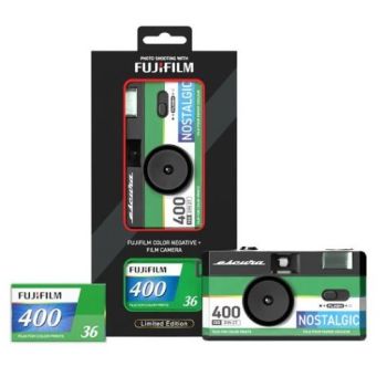 FUJIFILM 菲林相机套装(白色) C400+FILM/WHITE