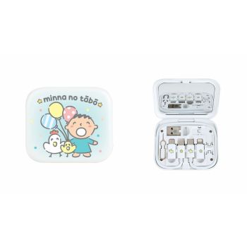 CLUEBOX 6合1數據/充電電線套件連鏡盒(Minna No Tabo) CBUSBC1KIT/TA