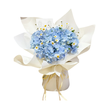 綉球花束