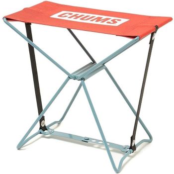 CHUMS CH62-1672-R111/24B  CHUMS MINI FOLDABLE STOOL RED/BLUE GRAY