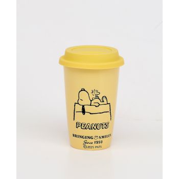 PEANUTS SNOOPY 陶瓷咖啡杯 （杯套配手提帶） 380ml