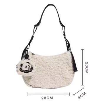 DOUGHNUT 雙肩包（白色 × 黑色）