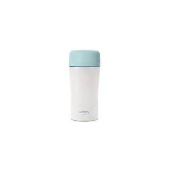 Samily 200ml 真空玻璃保温杯 - 粉蓝