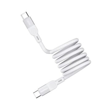 MOMAX USB-C to USB-C磁吸連接線100W USB2.0(1m)(白色) DC35W