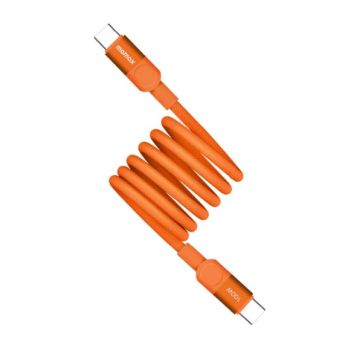 MOMAX USB-C to USB-C磁吸連接線(1m)(橙色) DC52M