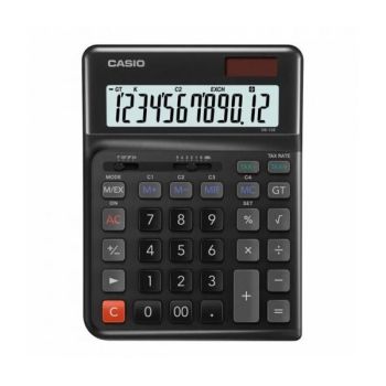 CASIO 桌面計算機(12位) DE12E/BK