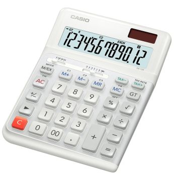 CASIO 桌面計算機(12位) DE12E/WE
