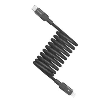 MOMAX Mag.Link - USB-C to Lightning磁吸連接線(2米)(黑色) DL59D