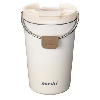 MOSH! 380毫升不銹鋼花茶杯(WHITE) DSDMKS380/ML