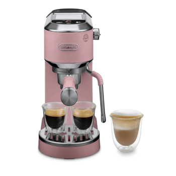 DELONGHI 半自动咖啡机 (樱花粉) EC890PK