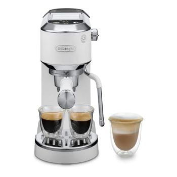 DELONGHI 半自动咖啡机(雪山白色) EC890WI