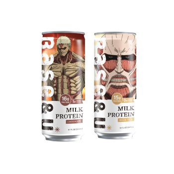 台灣BASE&U 進擊的巨人(高蛋白可可飲料/高蛋白奶茶飲料)