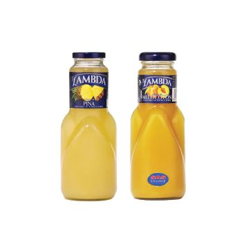 西班牙LAMBDA 桃味/菠蘿味果汁