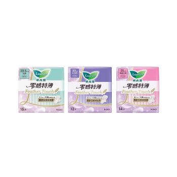 花王 樂而雅零感特薄Feather touch系列衛生巾