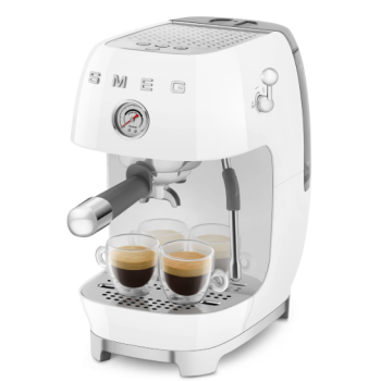 SMEG 冷熱雙萃手動濃縮咖啡機 ECF03WHUK